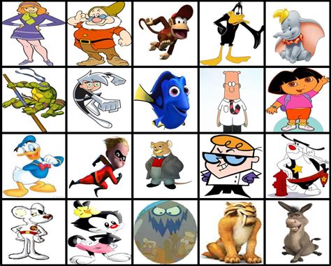 All Cartoon Characters Trivia Quizzes and Games .